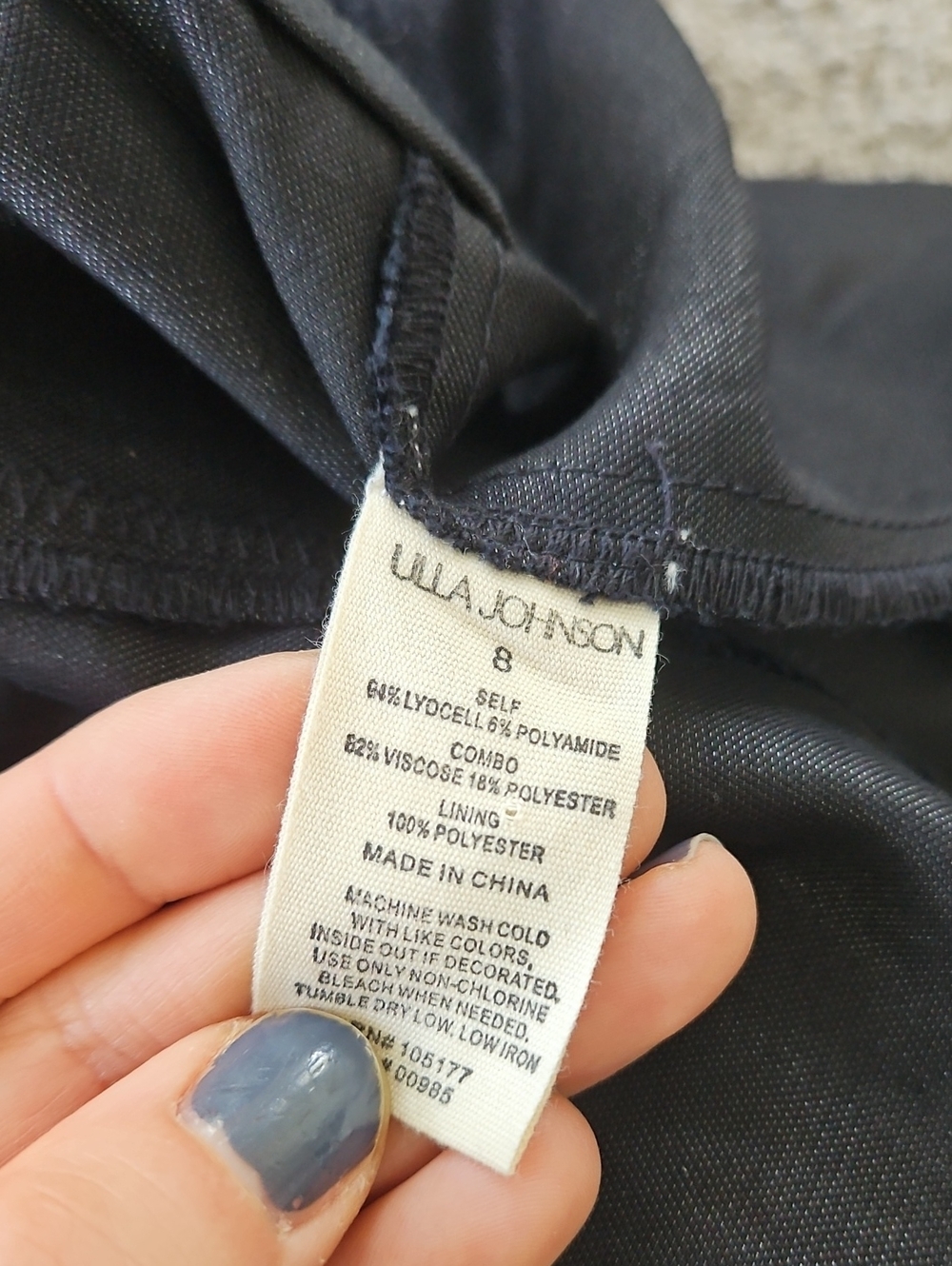 Ulla Johnson Black Crewneck Dress with Back Zip 8 - Picture 13 of 13